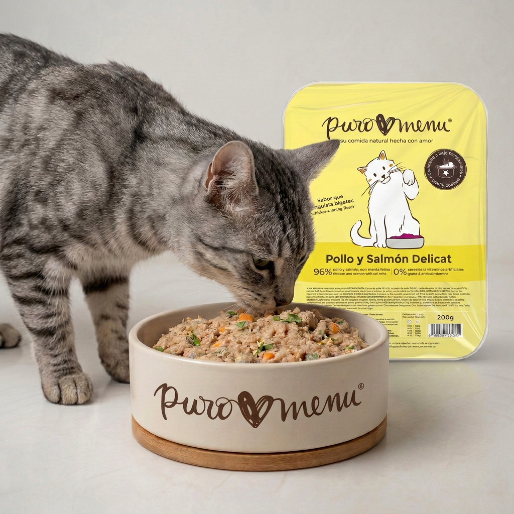 Comida cocinada a baja temperatura para Gatos