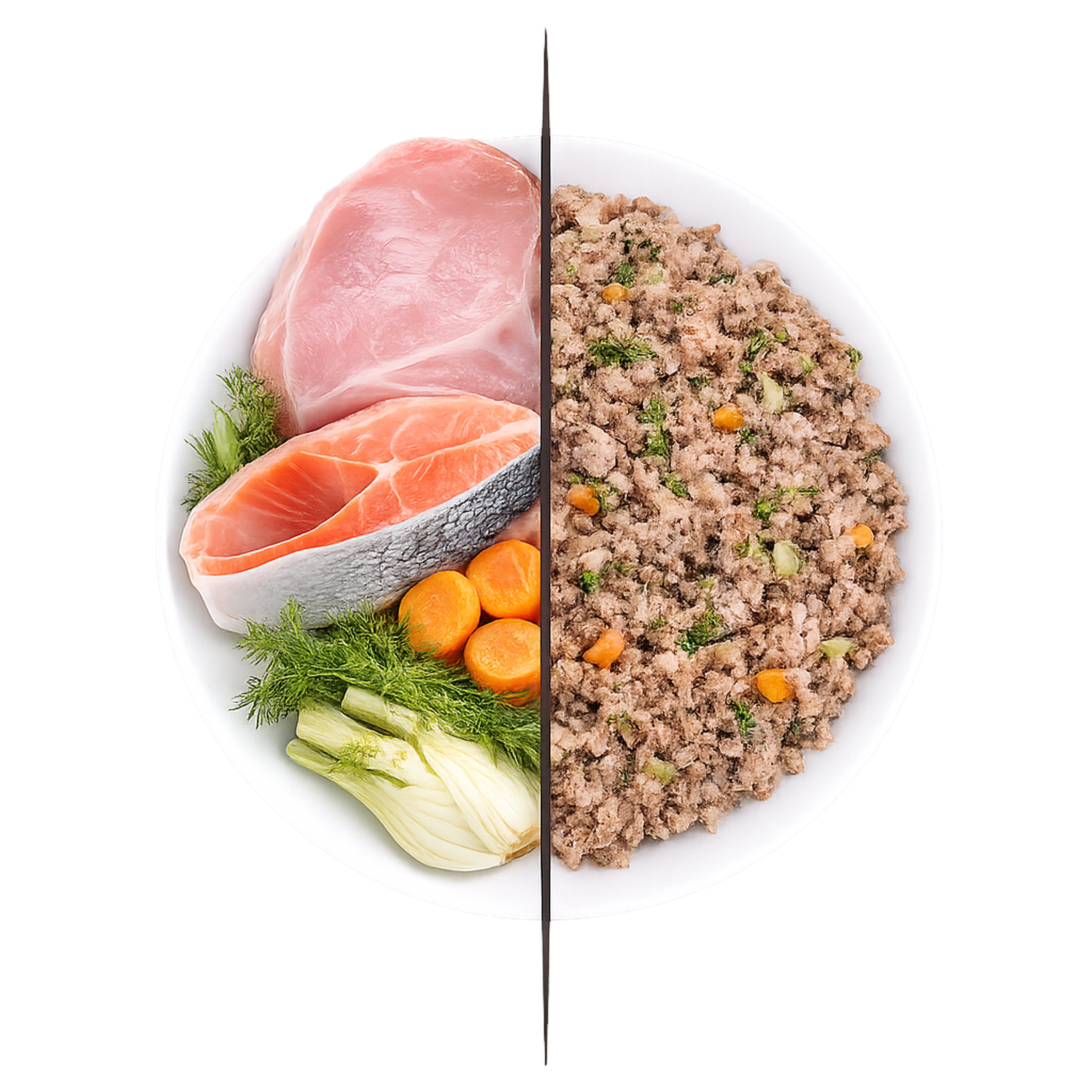 Menú Pollo y Salmón Delice