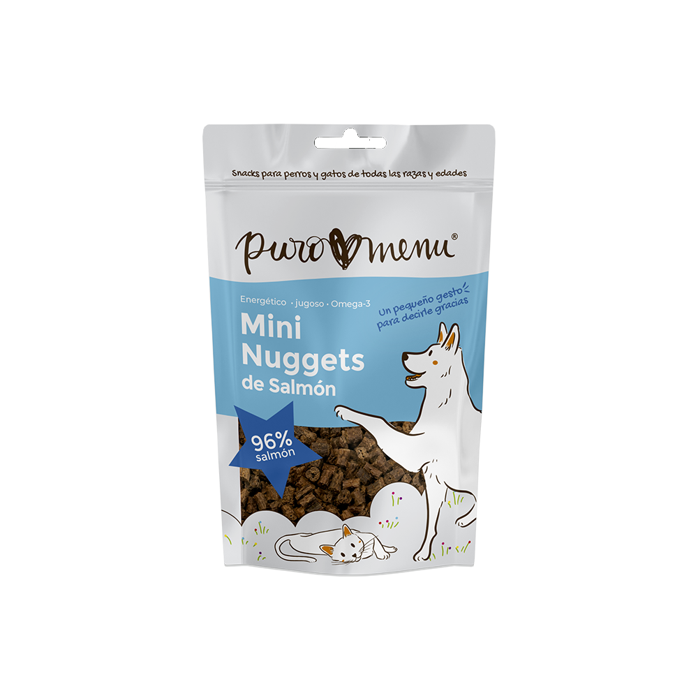 Mini Nuggets de Salmón, 100g
