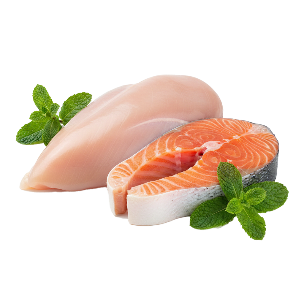 Menú Pollo y Salmón Delicat
