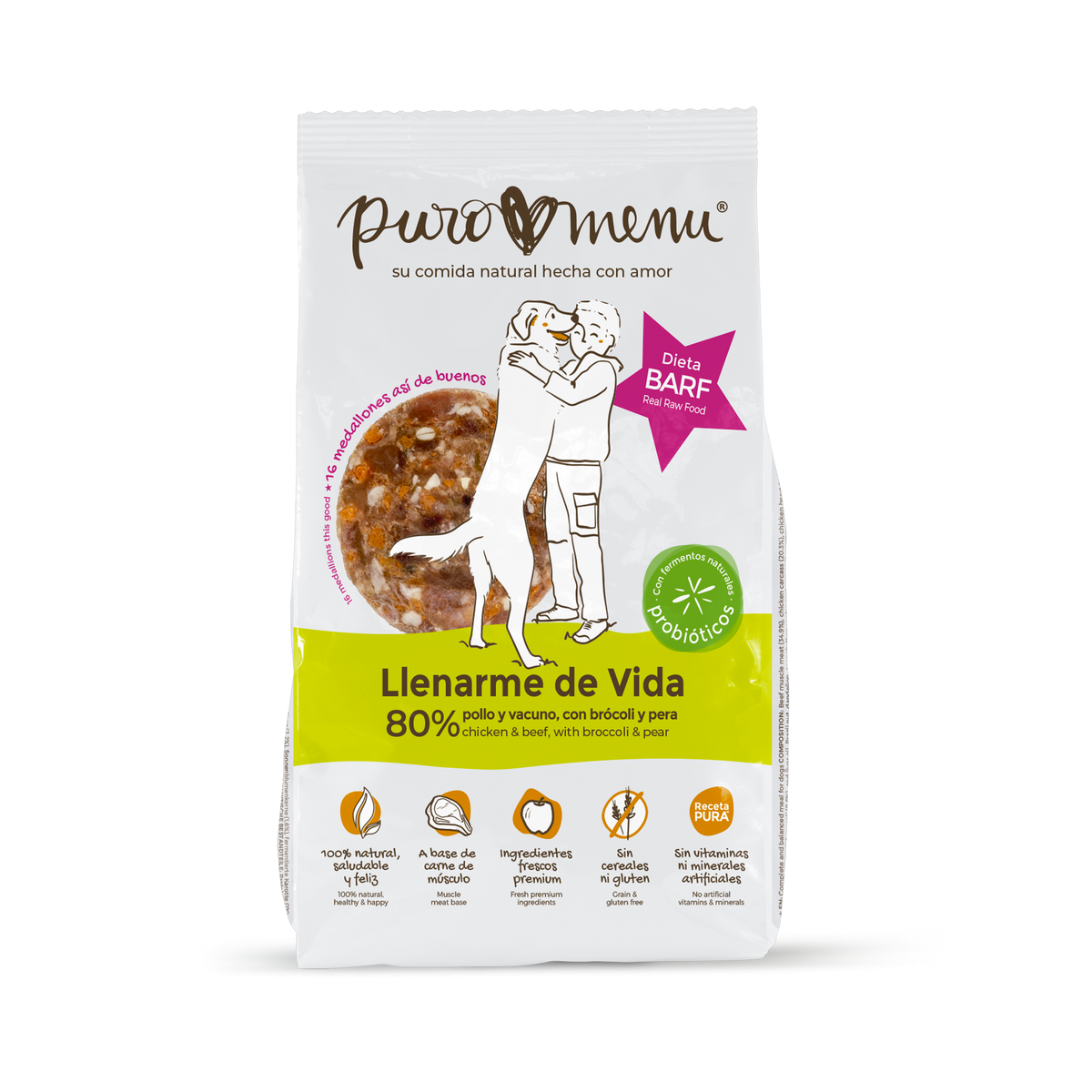 Menú Llenarme de Vida