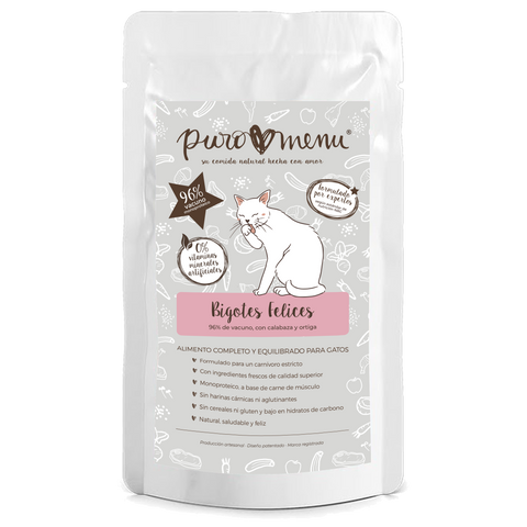 Menú Bigotes Felices BIO (Vacuno)