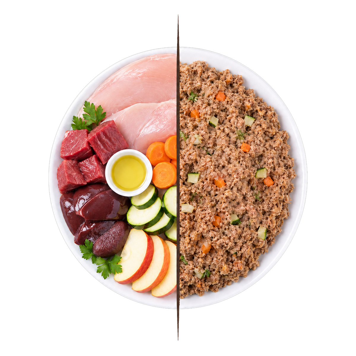 Menú Pollo y Vacuno Bon Appétit