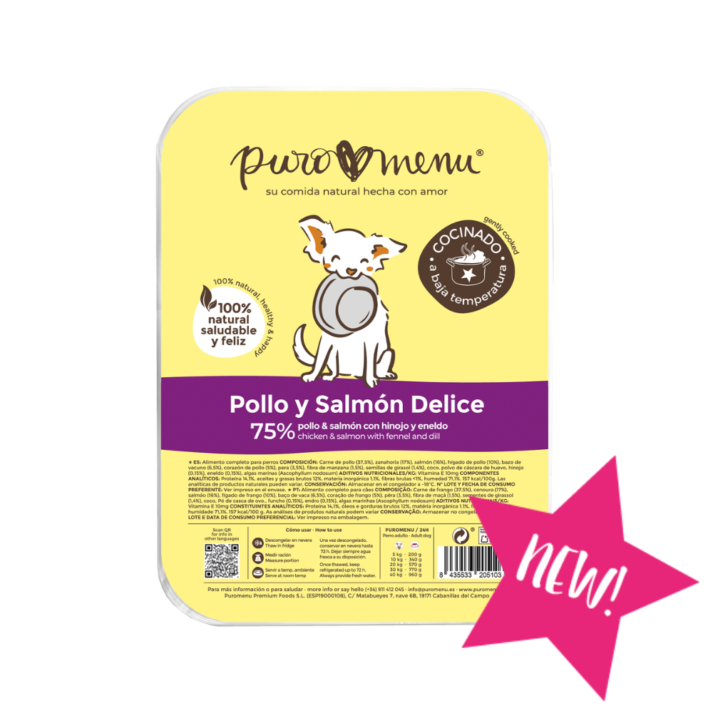 Menú Pollo y Salmón Delice