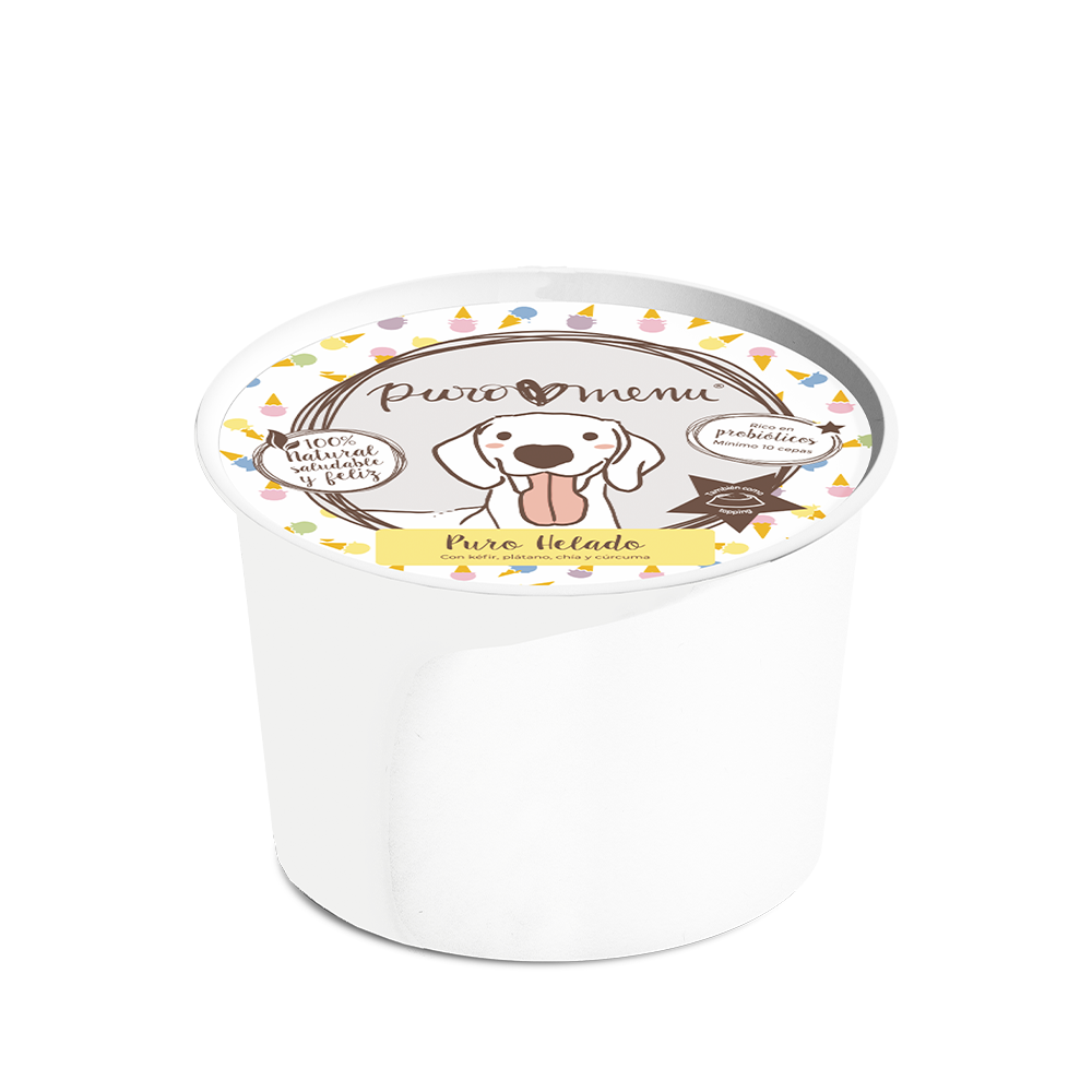 Puro Helado/Yogur "Plátano y Chía"