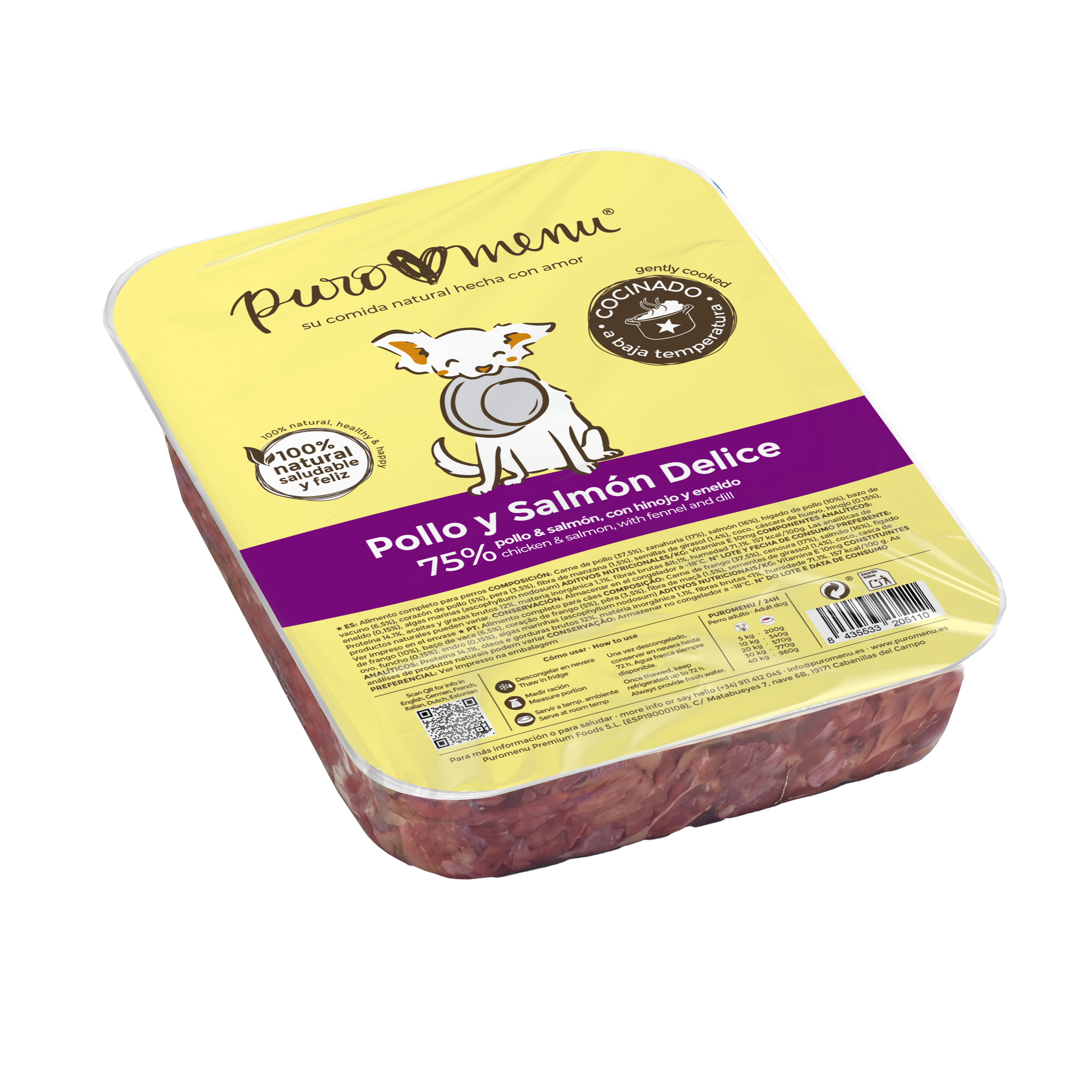 Menú Pollo y Salmón Delice