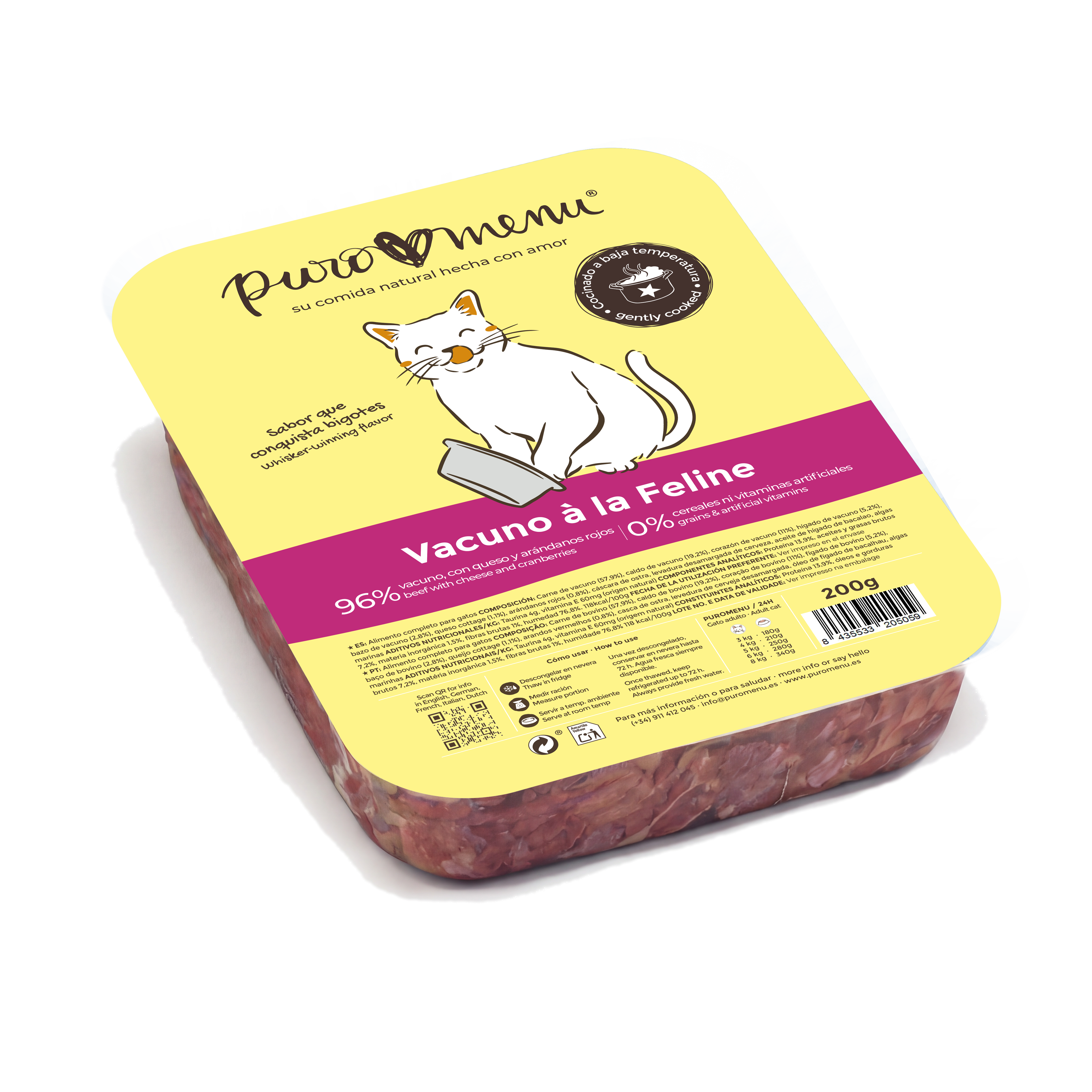 Menú Vacuno à la Feline