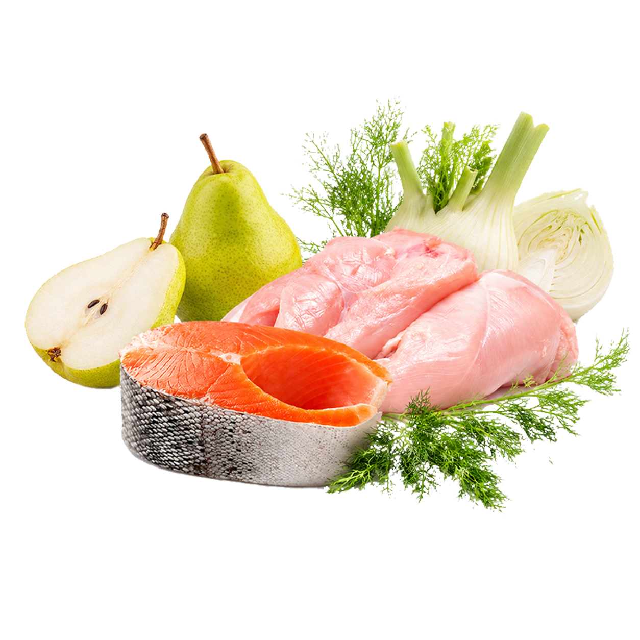 Menú Pollo y Salmón Delice