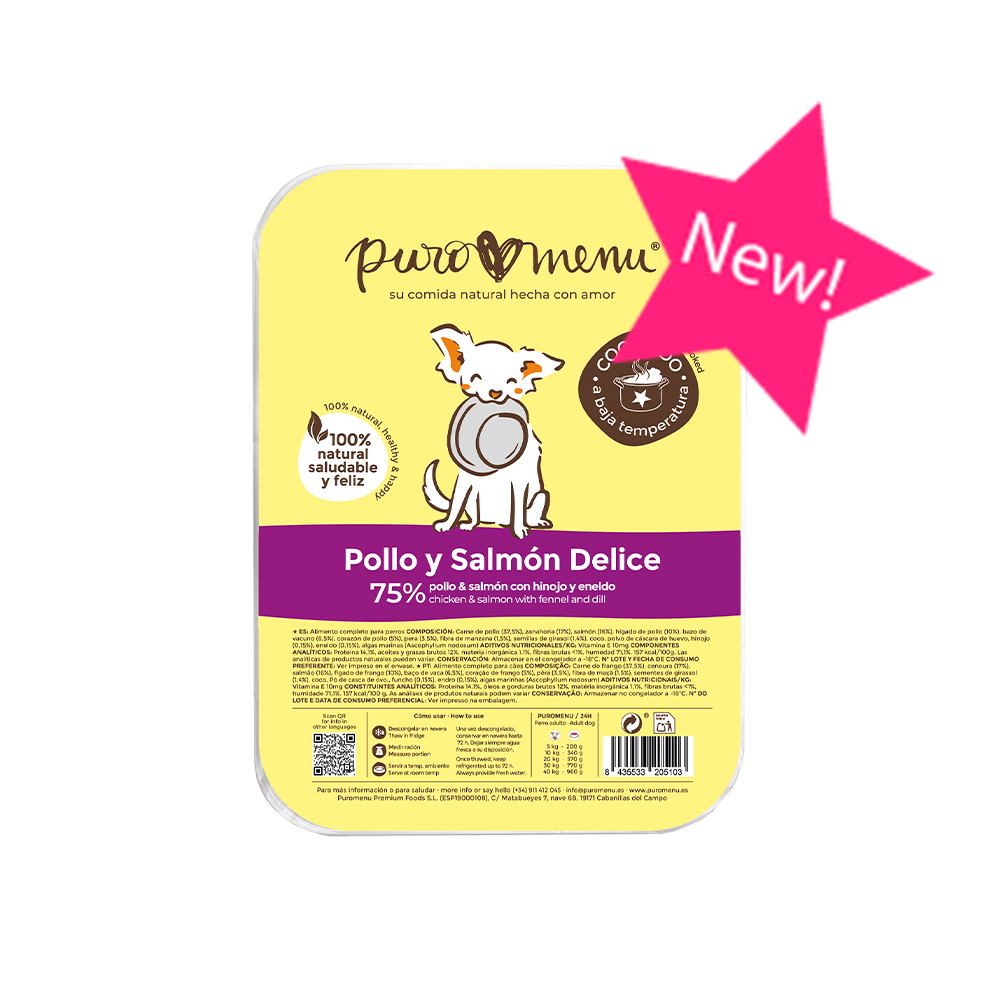Menú Pollo y Salmón Delice