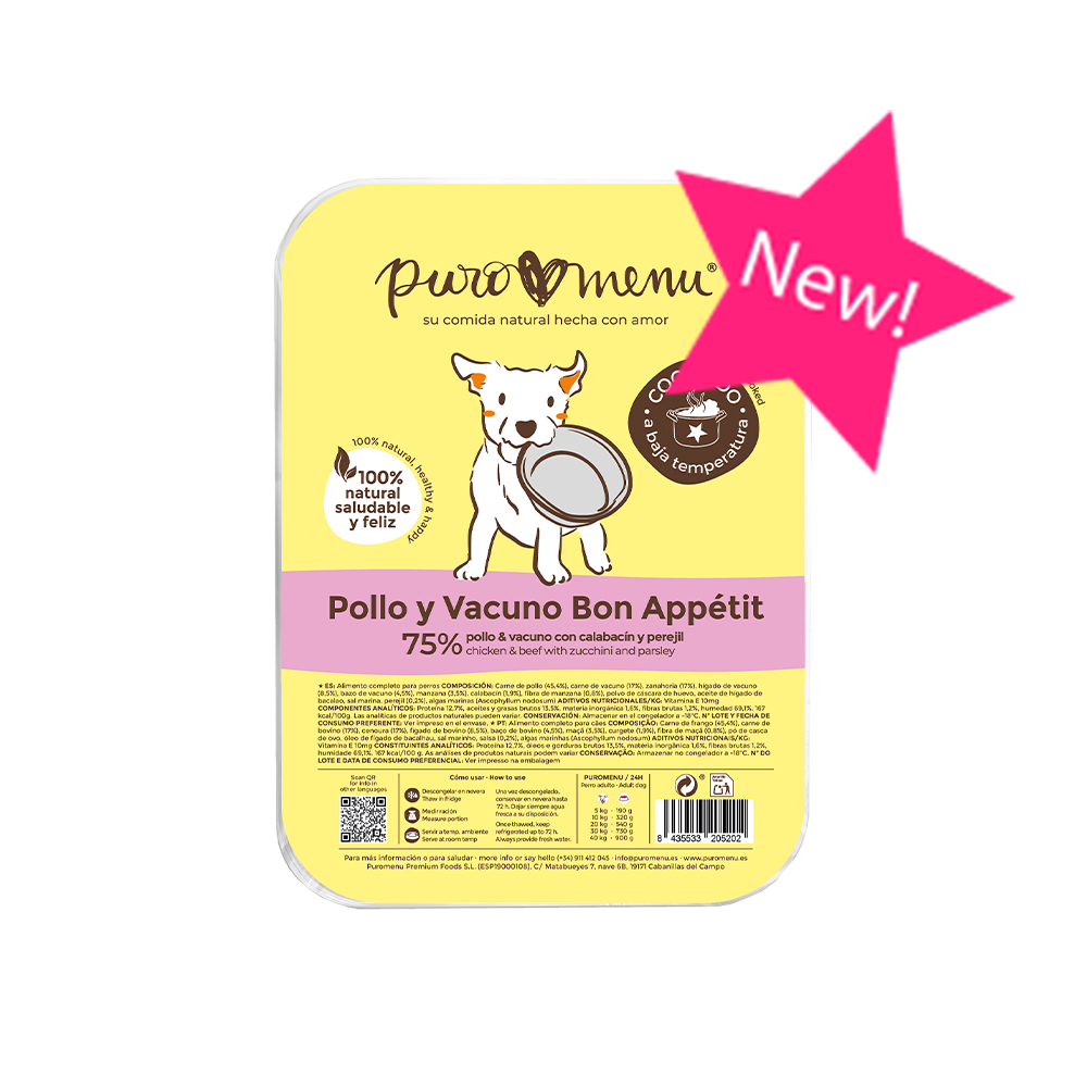 Menú Pollo y Vacuno Bon Appétit