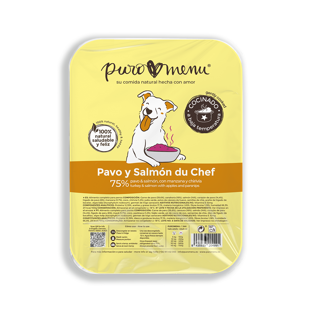 Menú Pavo y Salmón du Chef
