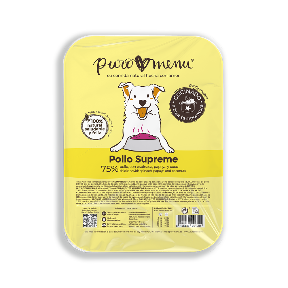 Menú Pollo Suprême